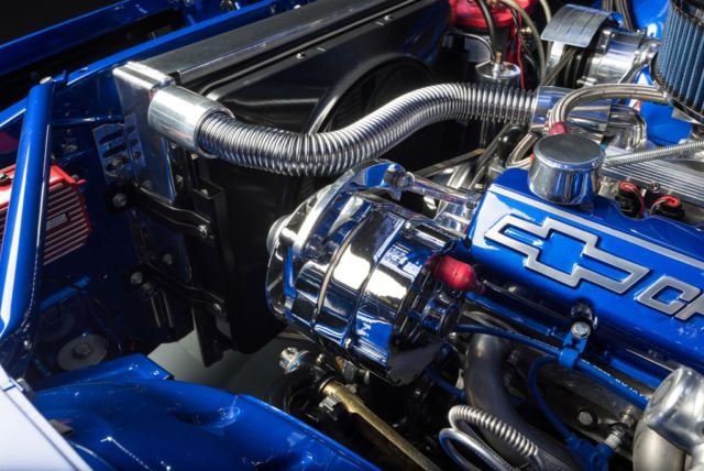 Blue 1969 Chevrolet Camaro Coupe with Gray interior