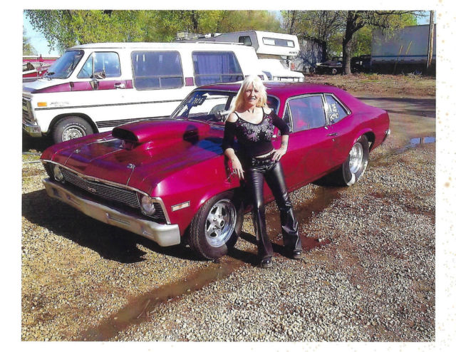 2000 Red w/ Magenta ghost flames 1971 Chevrolet Nova