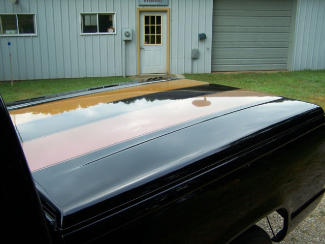 Black custom chameleon trim paint 1988 Chevrolet C-10 Short box Fleet Side with Gray & Black interior