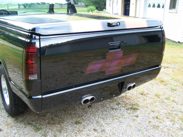 Black custom chameleon trim paint 1988 Chevrolet C-10 Short box Fleet Side with Gray & Black interior