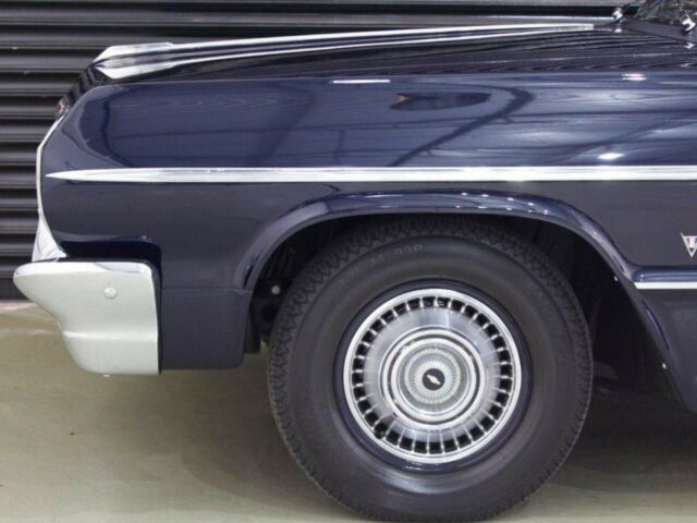 Blue 1964 Chevrolet Impala Coupe with Blue interior