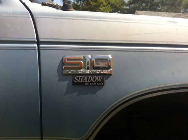 1987 Chevrolet S-10 Standard Cab Pickup