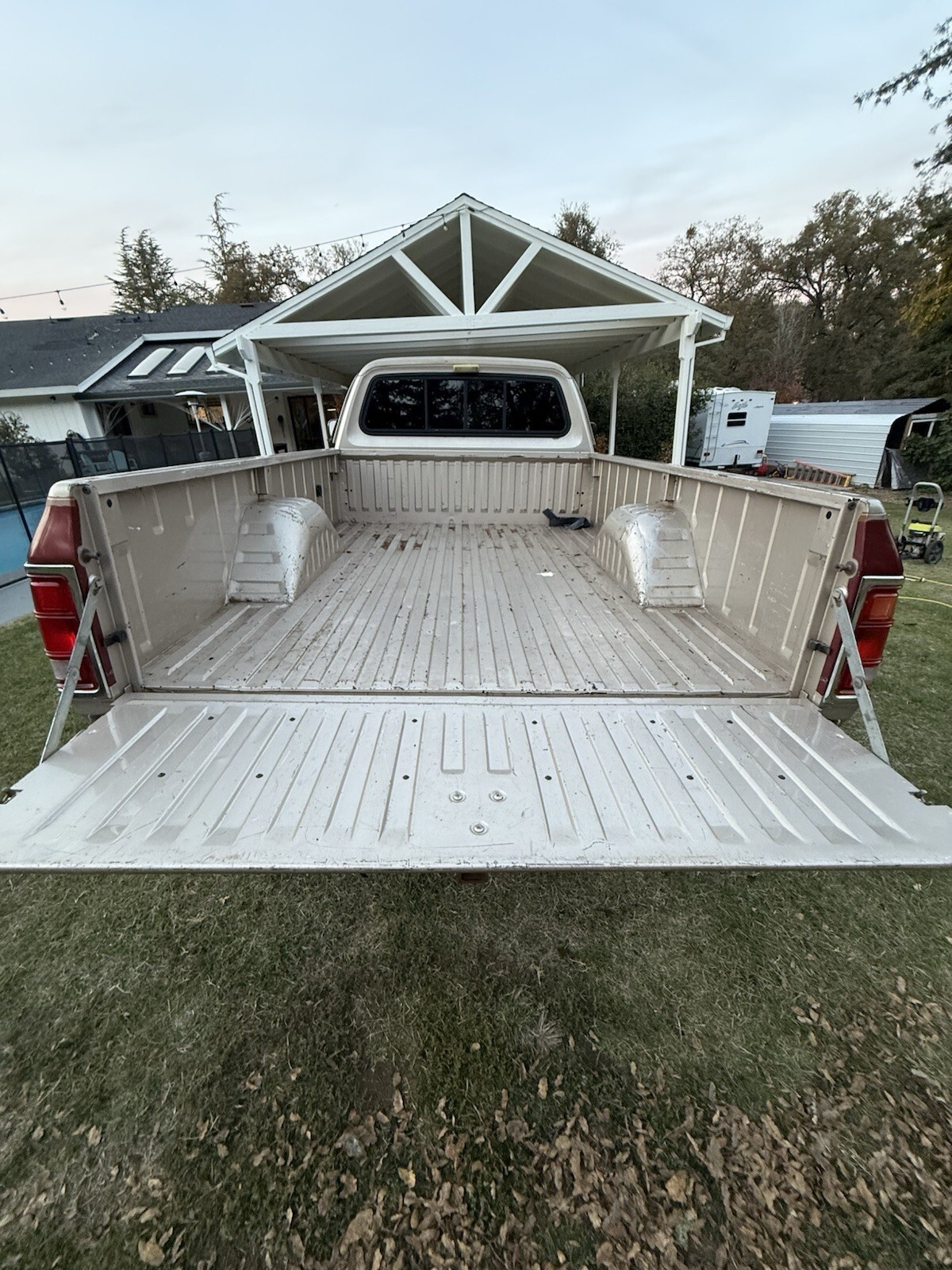 Red 1992 Dodge Ram 2500 Extended Cab Pickup with Tan interior