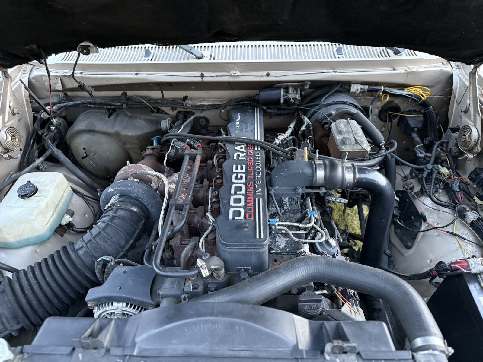 Red 1992 Dodge Ram 2500 Extended Cab Pickup with Tan interior