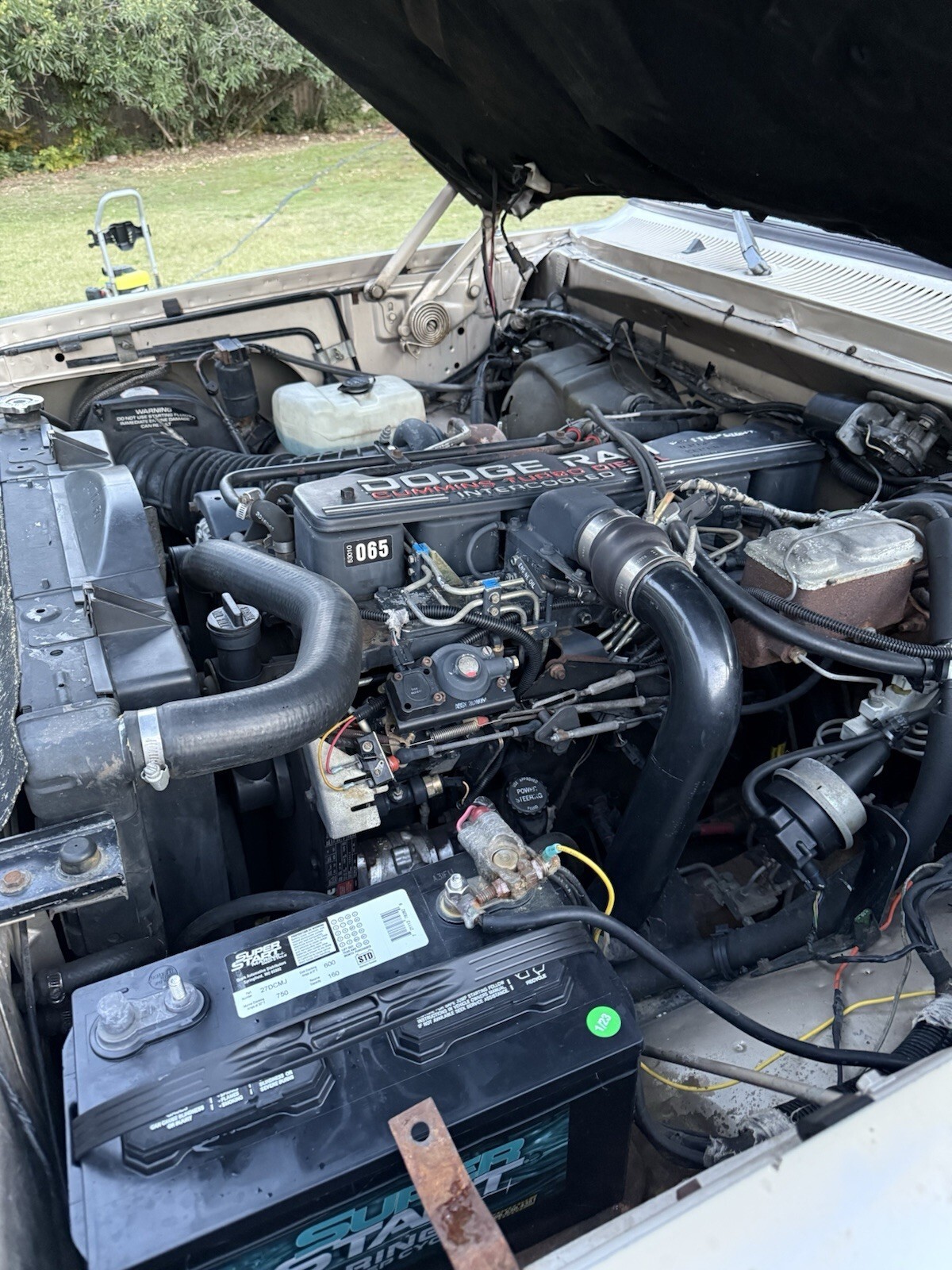 Red 1992 Dodge Ram 2500 Extended Cab Pickup with Tan interior