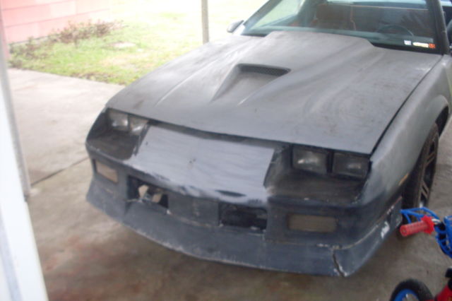 BLACK 1984 Chevrolet Camaro Coupe with Black/RED interior
