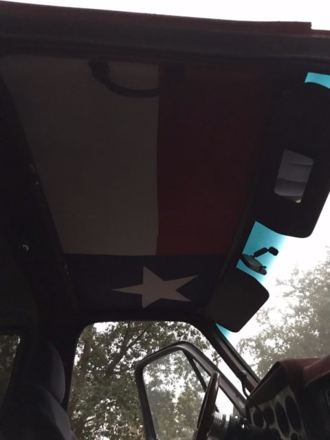 Red 1988 Chevrolet Blazer Convertible with Red interior