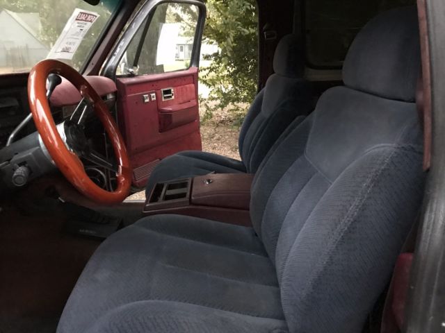 Red 1988 Chevrolet Blazer Convertible with Red interior