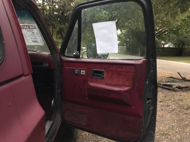 Red 1988 Chevrolet Blazer Convertible with Red interior