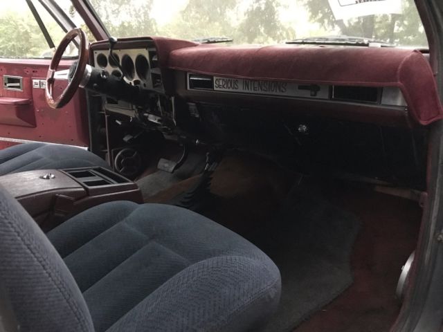 Red 1988 Chevrolet Blazer Convertible with Red interior