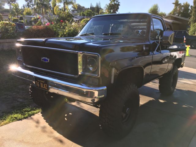 1976 Chevrolet Blazer SUV with Black interior