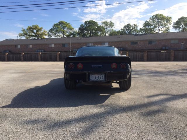 Black 1979 Chevrolet Corvette with Black interior