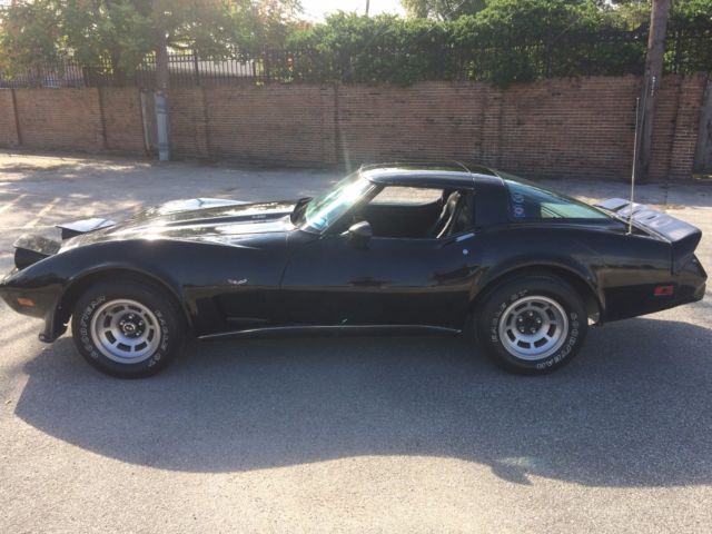Black 1979 Chevrolet Corvette with Black interior