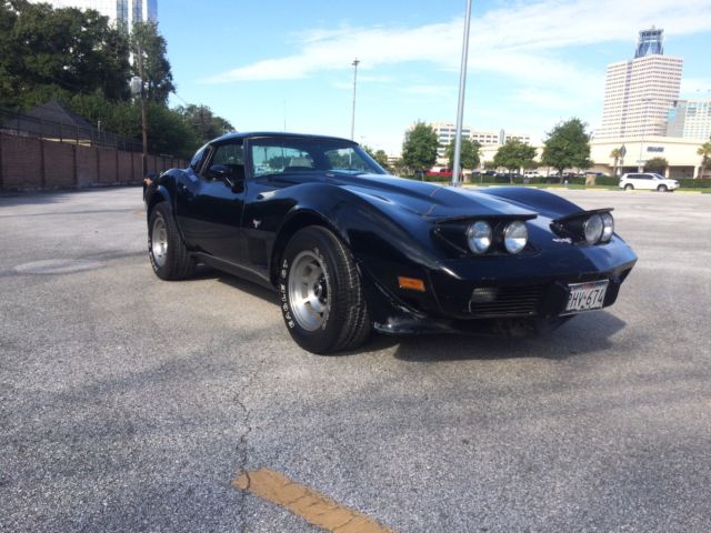 Black 1979 Chevrolet Corvette with Black interior
