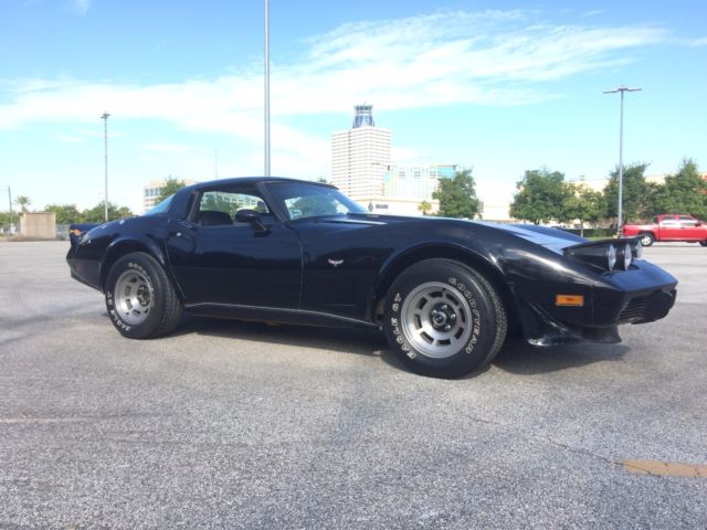Black 1979 Chevrolet Corvette with Black interior