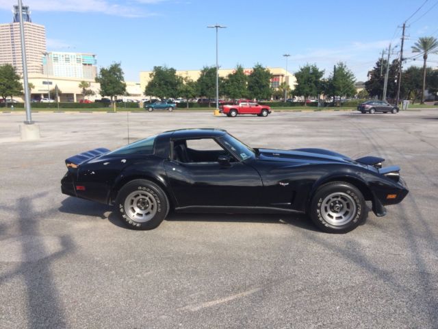 Black 1979 Chevrolet Corvette with Black interior