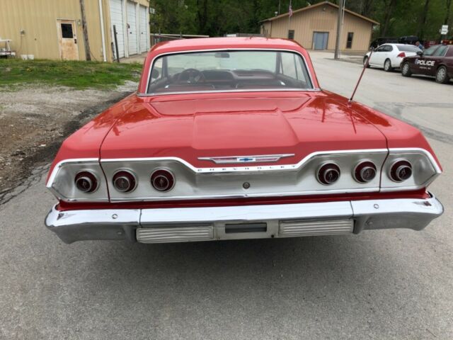 Red 1963 Chevrolet Impala with Red interior