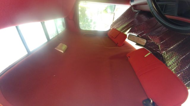 Red 1990 Ford Ranger Standard Cab Pickup with Red interior