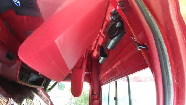 Red 1990 Ford Ranger Standard Cab Pickup with Red interior