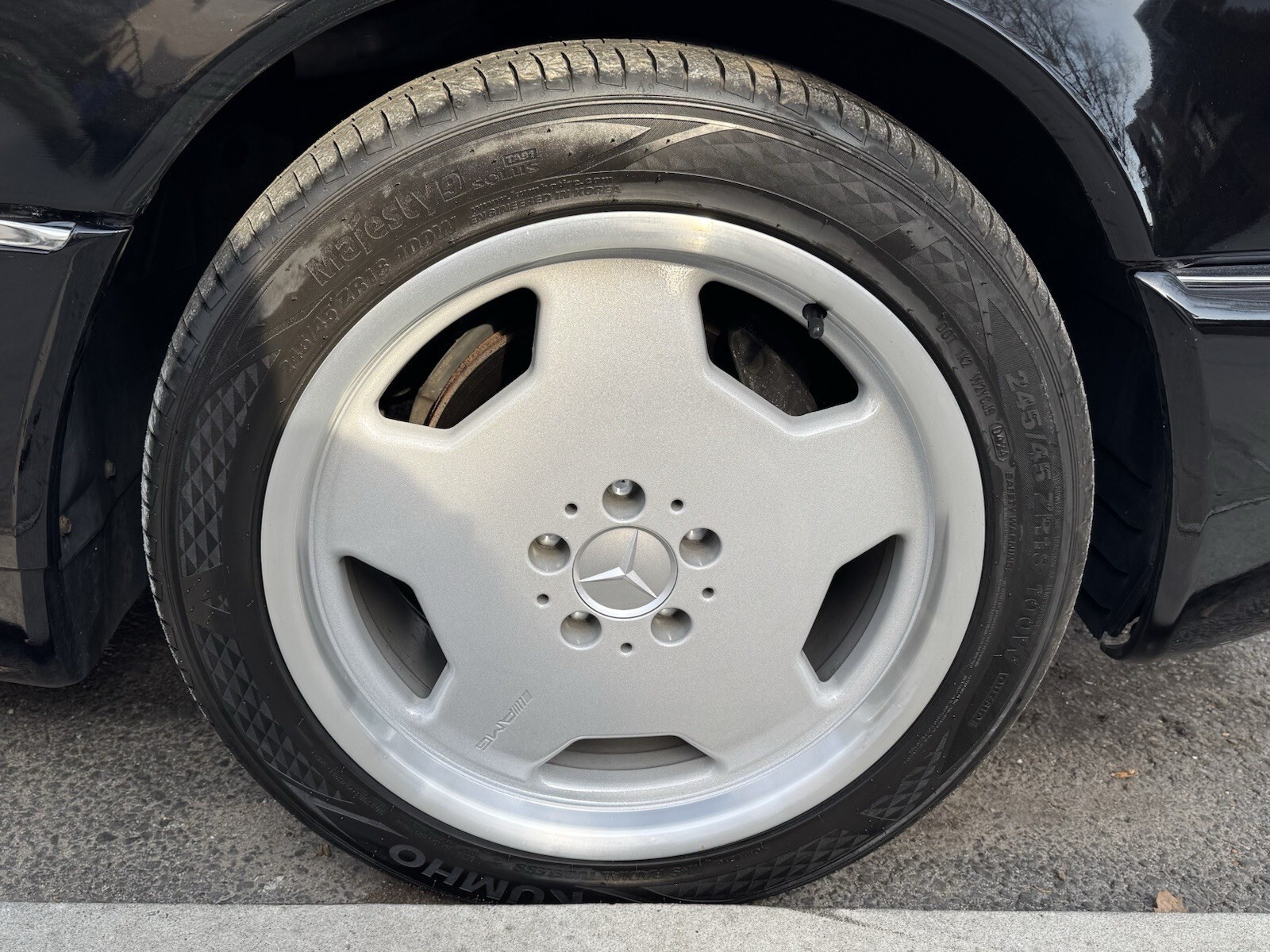 Black 1992 Mercedes-Benz Other Sedan with Black interior