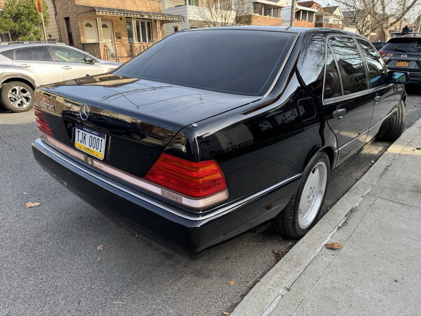 Black 1992 Mercedes-Benz Other Sedan with Black interior