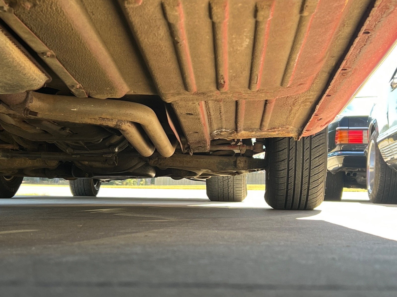 Red 1983 Mercedes-Benz 280 SL with Black interior