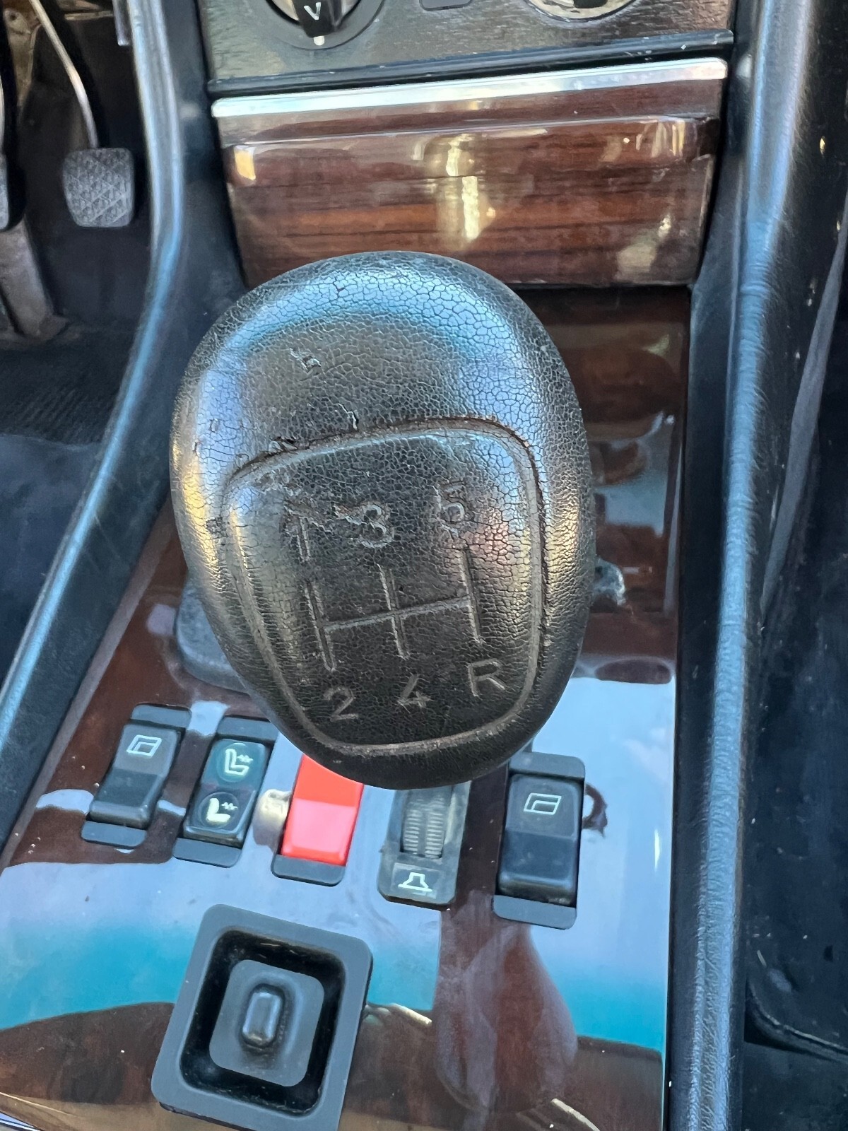 Red 1983 Mercedes-Benz 280 SL with Black interior