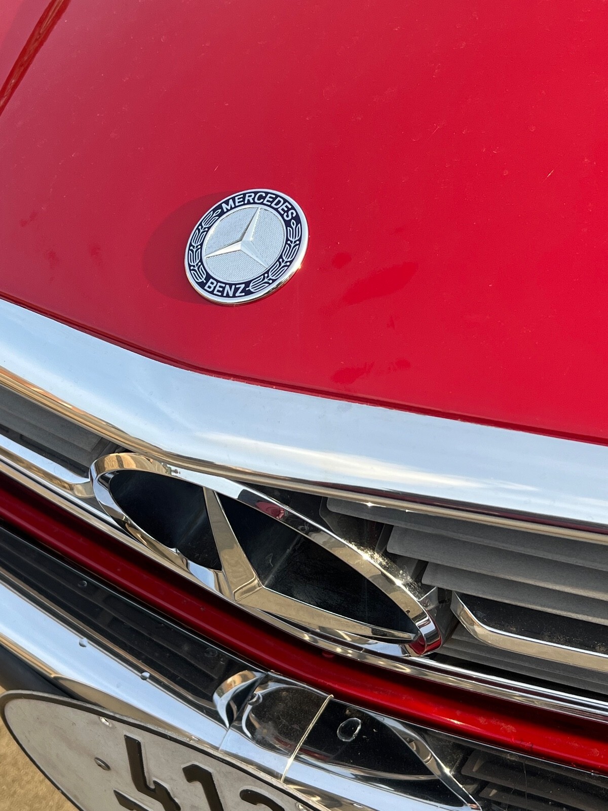 Red 1983 Mercedes-Benz 280 SL with Black interior