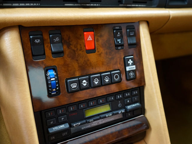 Blue 1984 Mercedes-Benz 500-Series Coupe with Tan interior