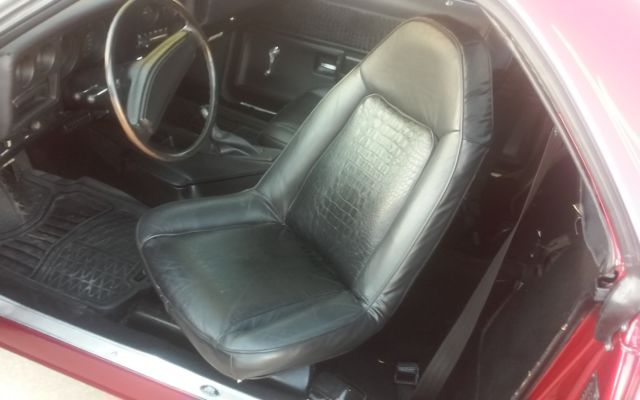 RED(PINSTRIPPING) 1974 Chevrolet El Camino SUPER SPORT with BLACK interior