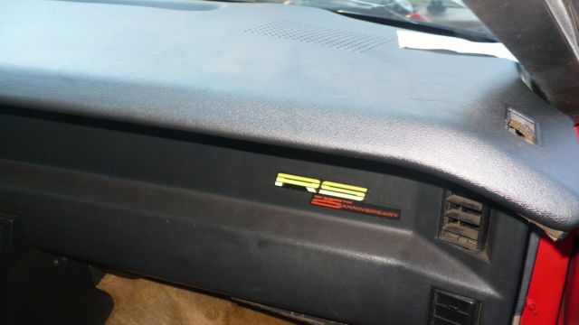 Red 1992 Chevrolet Camaro Hatchback with black and tan interior