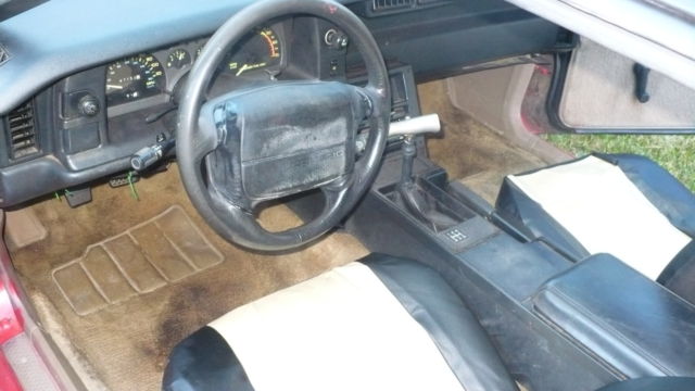 Red 1992 Chevrolet Camaro Hatchback with black and tan interior