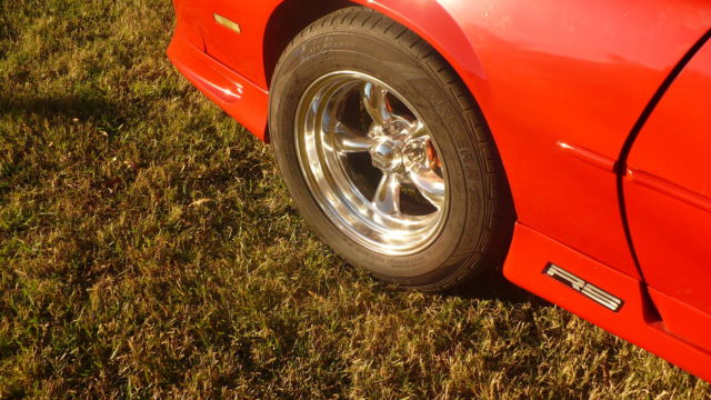 Red 1992 Chevrolet Camaro Hatchback with black and tan interior
