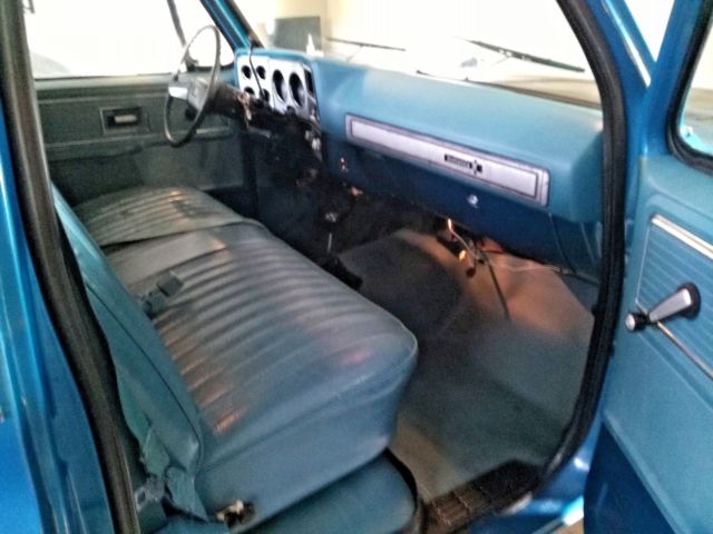 Blue 1978 Chevrolet C/K Pickup 3500 Standard Cab Pickup with Blue interior