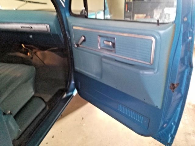 Blue 1978 Chevrolet C/K Pickup 3500 Standard Cab Pickup with Blue interior