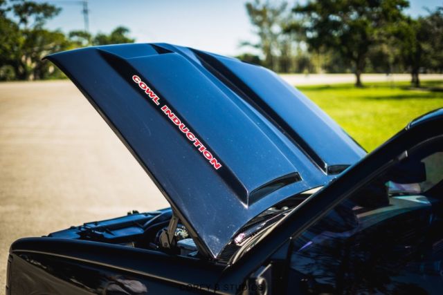 BLACK 1990 Chevrolet SS PICK UP with RED interior