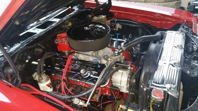 Red 1971 Chevrolet Chevelle Coupe with Black interior