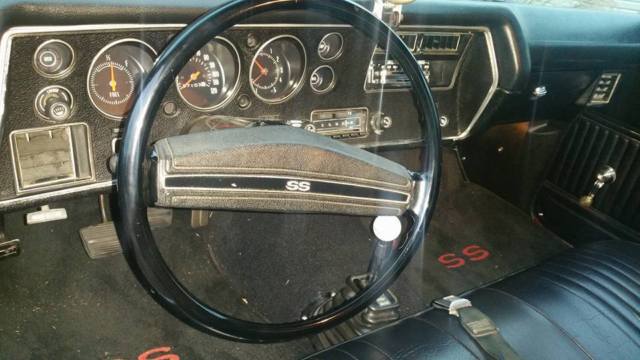 Red 1971 Chevrolet Chevelle Coupe with Black interior