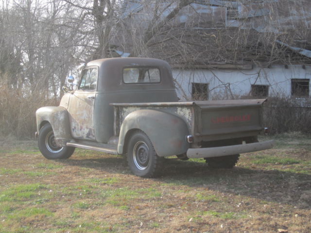 Custom Patina 1953 Chevrolet Other Pickups Shortbed 3100 Model with Cream - Gray interior