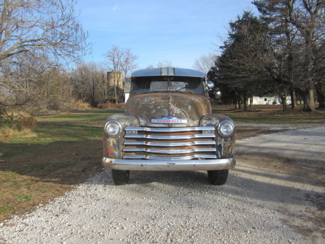Custom Patina 1953 Chevrolet Other Pickups Shortbed 3100 Model with Cream - Gray interior