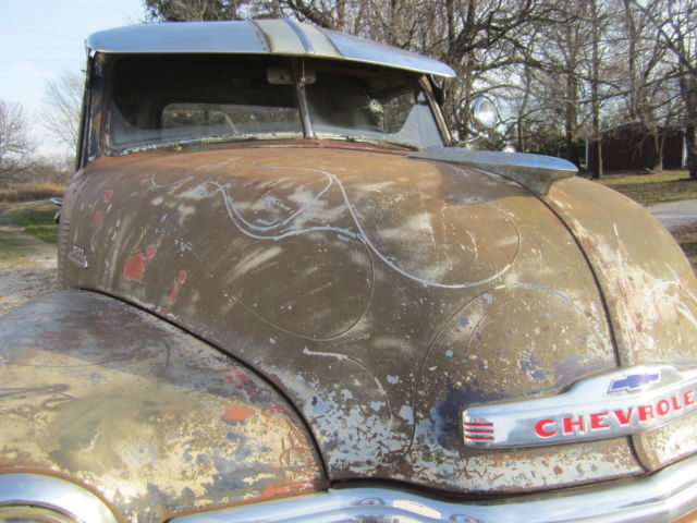 Custom Patina 1953 Chevrolet Other Pickups Shortbed 3100 Model with Cream - Gray interior