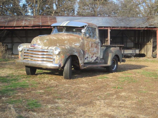 Custom Patina 1953 Chevrolet Other Pickups Shortbed 3100 Model with Cream - Gray interior