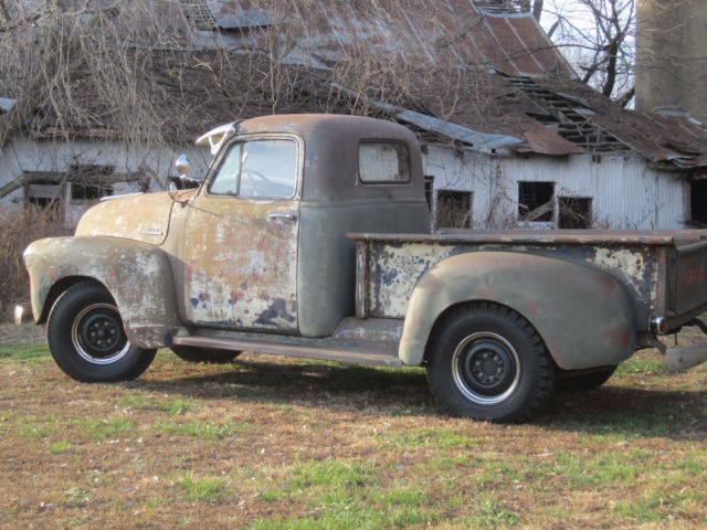 Custom Patina 1953 Chevrolet Other Pickups Shortbed 3100 Model with Cream - Gray interior