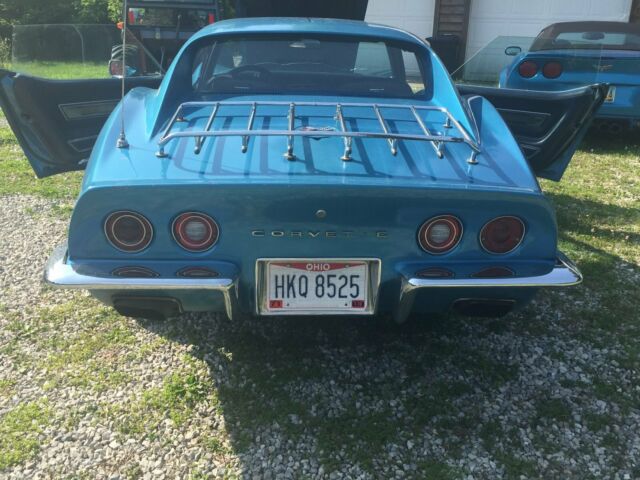 Blue 1973 Chevrolet Corvette Coupe with Blue interior