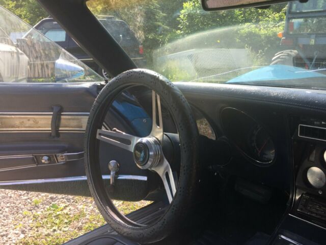 Blue 1973 Chevrolet Corvette Coupe with Blue interior