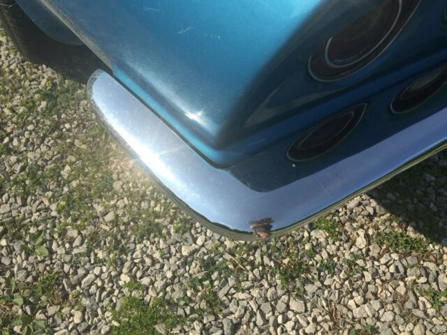 Blue 1973 Chevrolet Corvette Coupe with Blue interior