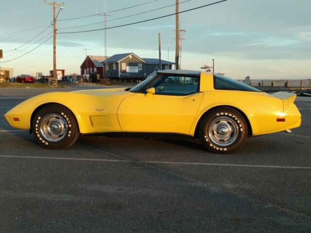 Yellow 1979 Chevrolet Corvette Coupe with Black interior