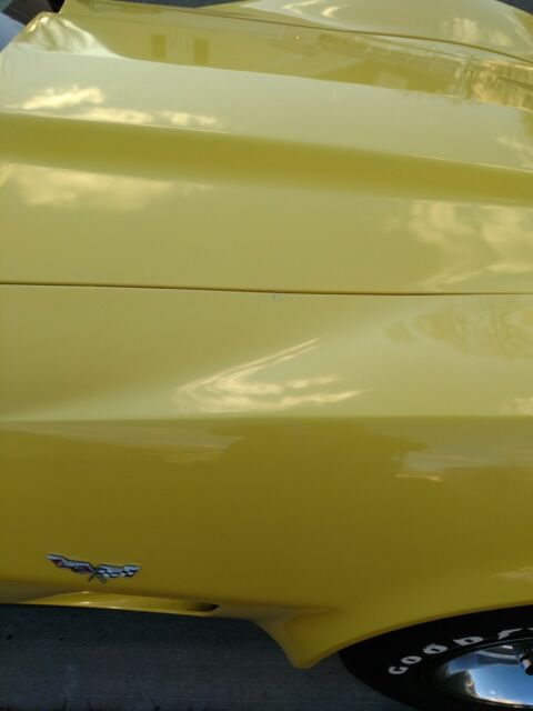 Yellow 1979 Chevrolet Corvette Coupe with Black interior