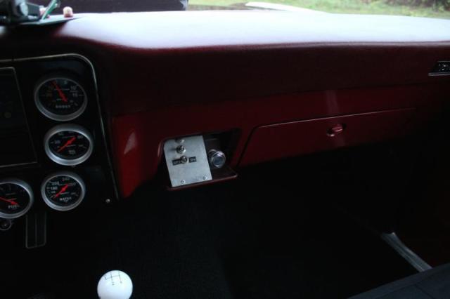 Burgundy 1969 Chevrolet Nova with Red interior