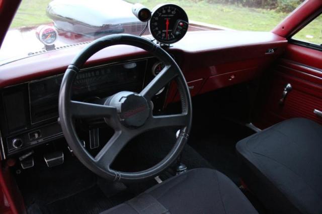 Burgundy 1969 Chevrolet Nova with Red interior